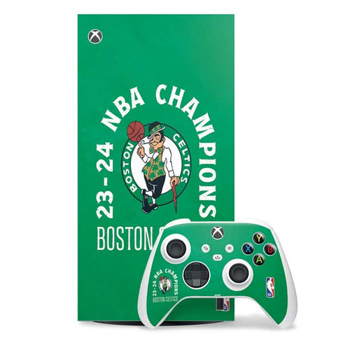 2024 NBA Champions Boston Celtics Xbox Series X Skins
